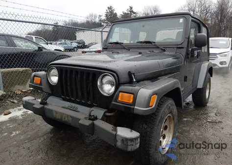 2004 Jeep Wrangler X z USA, uszkodzony, nr VIN 1J4FA39S24P801372